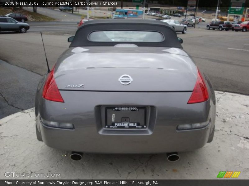 Carbon Silver / Charcoal 2008 Nissan 350Z Touring Roadster