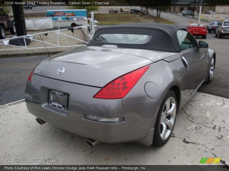 Carbon Silver / Charcoal 2008 Nissan 350Z Touring Roadster