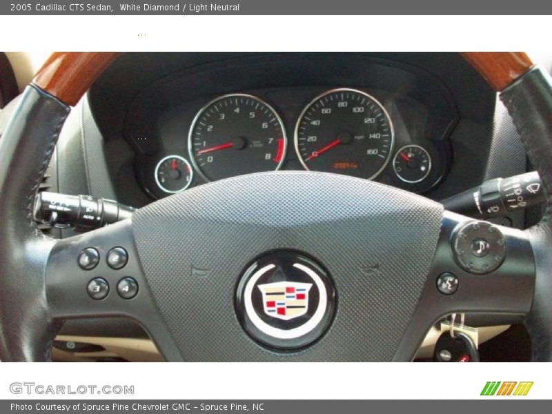 White Diamond / Light Neutral 2005 Cadillac CTS Sedan
