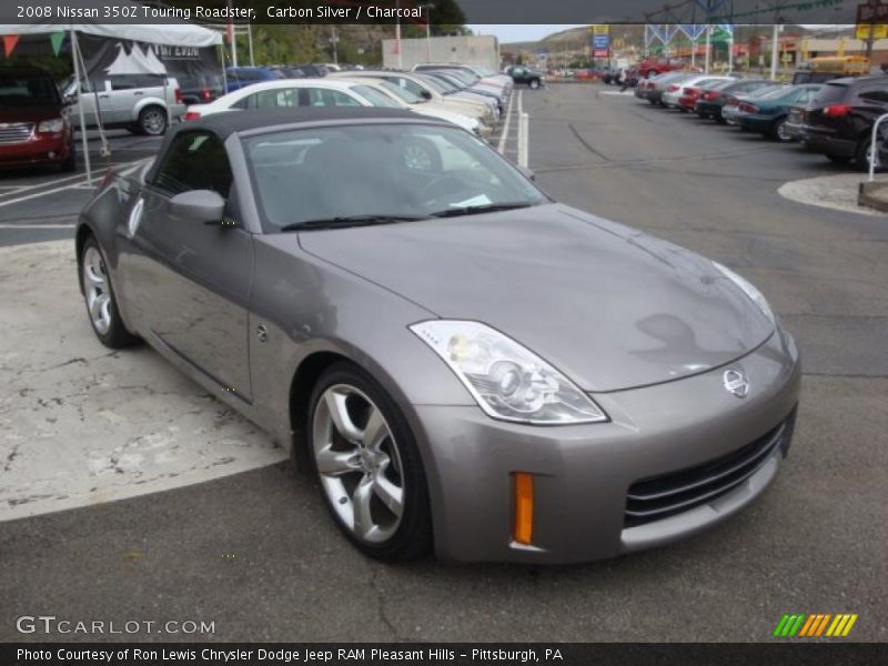 Carbon Silver / Charcoal 2008 Nissan 350Z Touring Roadster