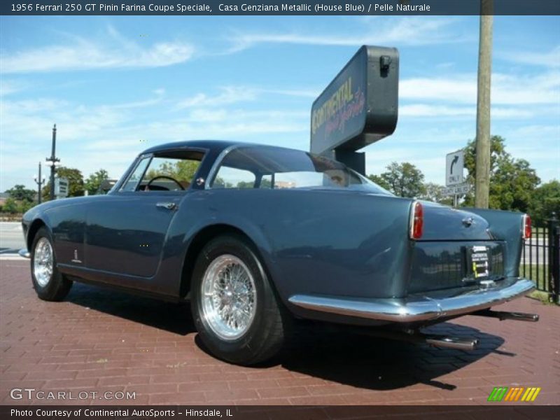 Casa Genziana Metallic (House Blue) / Pelle Naturale 1956 Ferrari 250 GT Pinin Farina Coupe Speciale