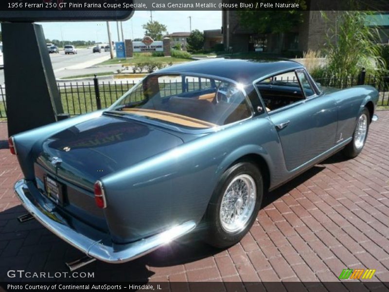 Casa Genziana Metallic (House Blue) / Pelle Naturale 1956 Ferrari 250 GT Pinin Farina Coupe Speciale