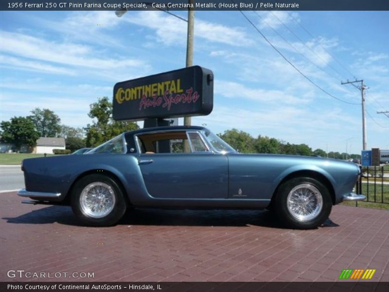 Casa Genziana Metallic (House Blue) / Pelle Naturale 1956 Ferrari 250 GT Pinin Farina Coupe Speciale