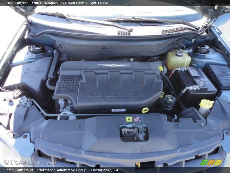 Magnesium Green Pearl / Light Taupe 2006 Chrysler Pacifica