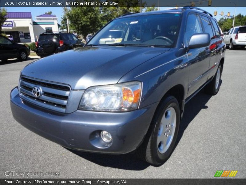 Bluestone Metallic / Ash Gray 2006 Toyota Highlander Limited