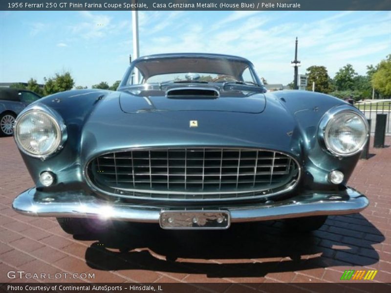 Casa Genziana Metallic (House Blue) / Pelle Naturale 1956 Ferrari 250 GT Pinin Farina Coupe Speciale