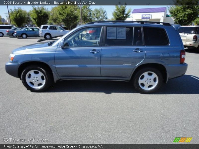 Bluestone Metallic / Ash Gray 2006 Toyota Highlander Limited