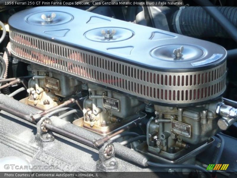  1956 250 GT Pinin Farina Coupe Speciale Engine - 3.0 Liter 3x2 Weber SOHC 24-Valve Colombo V12