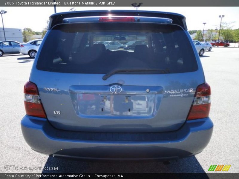 Bluestone Metallic / Ash Gray 2006 Toyota Highlander Limited