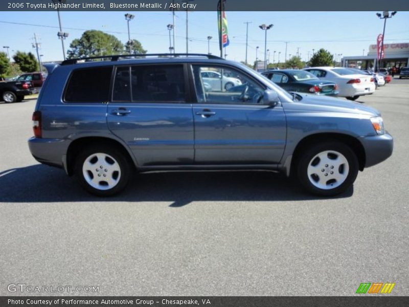 Bluestone Metallic / Ash Gray 2006 Toyota Highlander Limited
