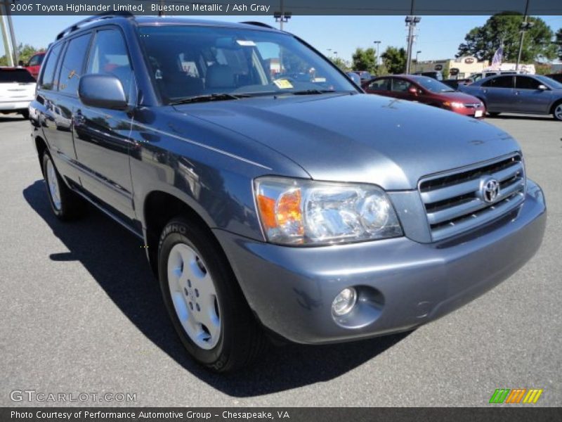 Bluestone Metallic / Ash Gray 2006 Toyota Highlander Limited