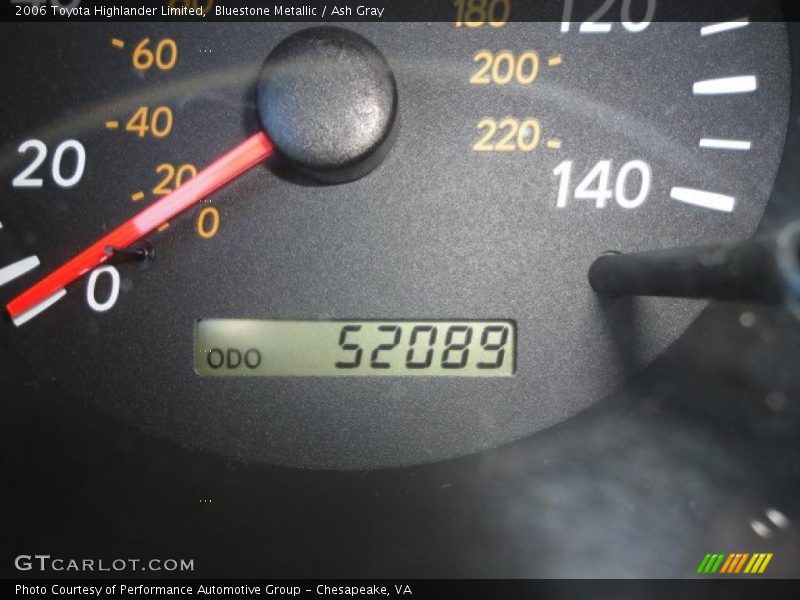 Bluestone Metallic / Ash Gray 2006 Toyota Highlander Limited