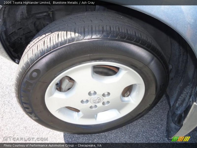 Bluestone Metallic / Ash Gray 2006 Toyota Highlander Limited