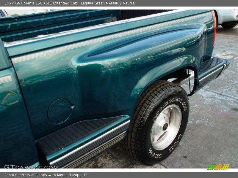 Laguna Green Metallic / Neutral 1997 GMC Sierra 1500 SLE Extended Cab