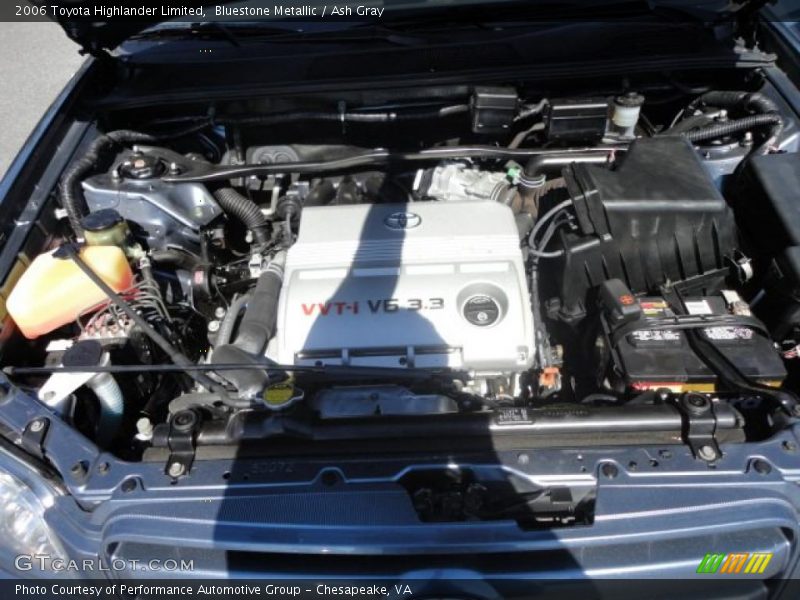 Bluestone Metallic / Ash Gray 2006 Toyota Highlander Limited