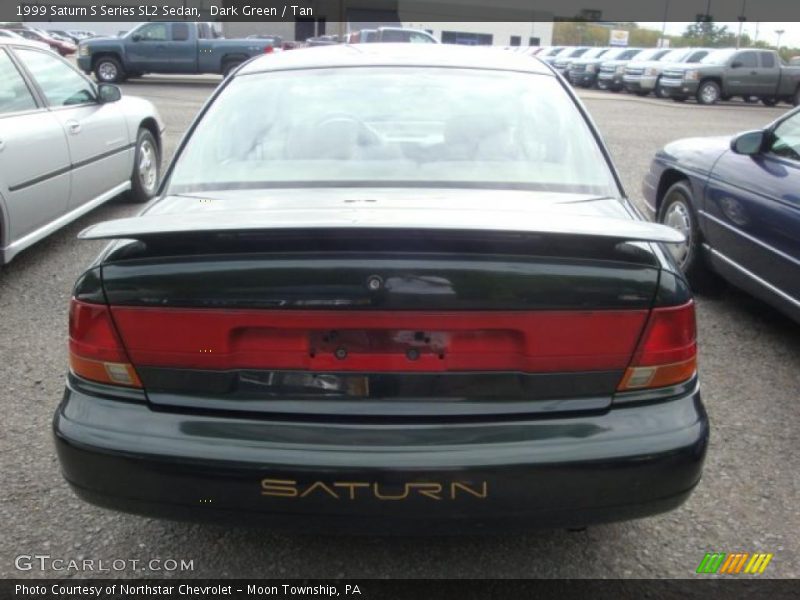 Dark Green / Tan 1999 Saturn S Series SL2 Sedan