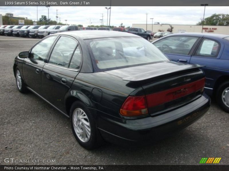 Dark Green / Tan 1999 Saturn S Series SL2 Sedan
