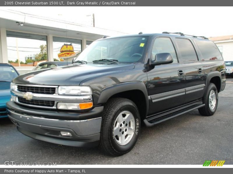 Dark Gray Metallic / Gray/Dark Charcoal 2005 Chevrolet Suburban 1500 LT
