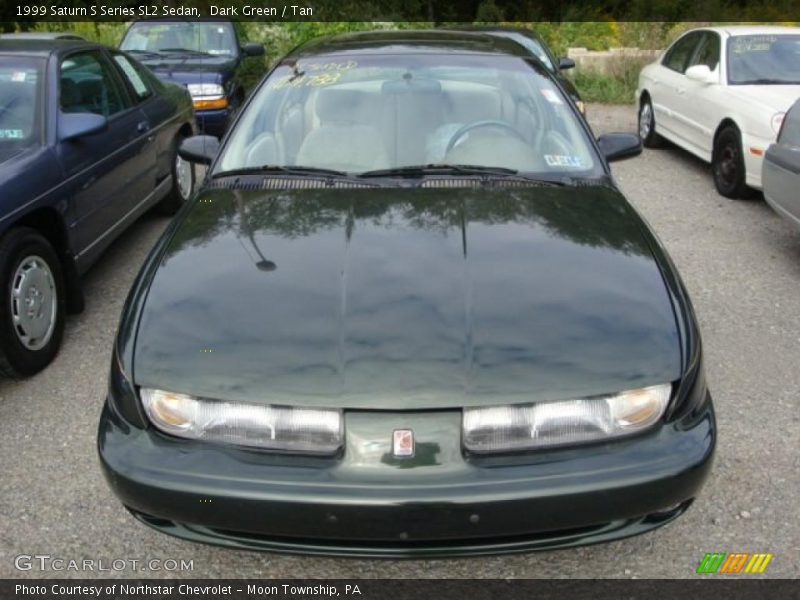 Dark Green / Tan 1999 Saturn S Series SL2 Sedan