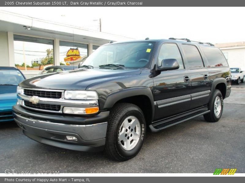 Dark Gray Metallic / Gray/Dark Charcoal 2005 Chevrolet Suburban 1500 LT