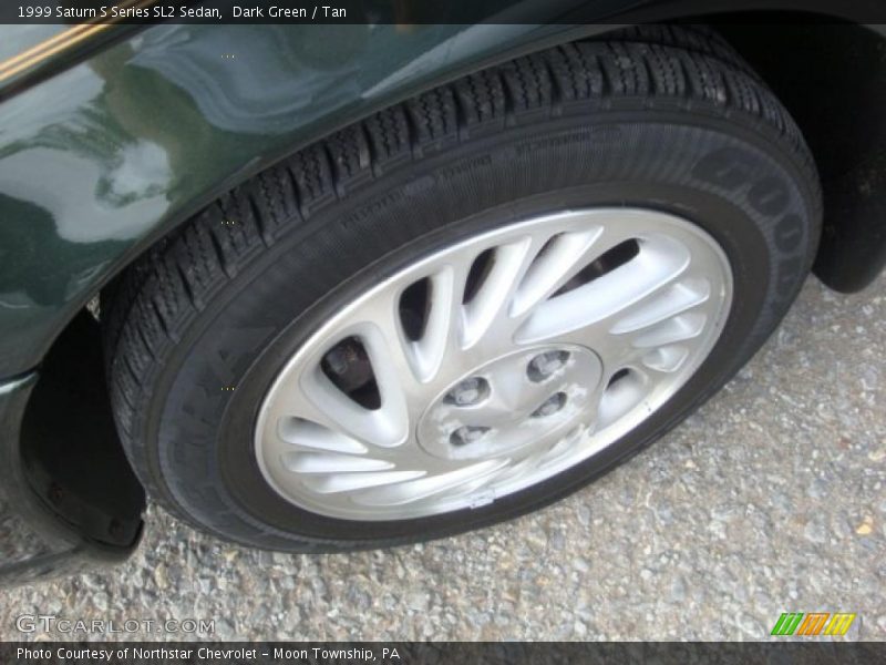 Dark Green / Tan 1999 Saturn S Series SL2 Sedan
