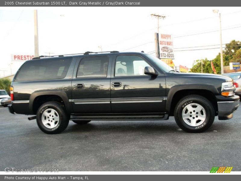 Dark Gray Metallic / Gray/Dark Charcoal 2005 Chevrolet Suburban 1500 LT
