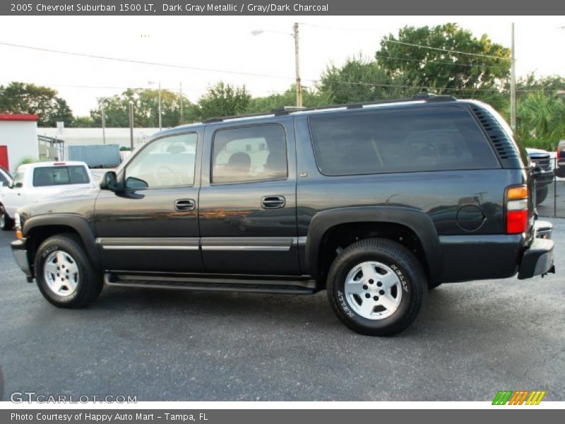Dark Gray Metallic / Gray/Dark Charcoal 2005 Chevrolet Suburban 1500 LT