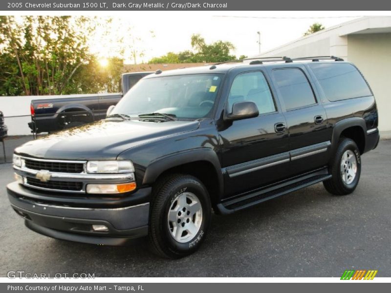 Dark Gray Metallic / Gray/Dark Charcoal 2005 Chevrolet Suburban 1500 LT