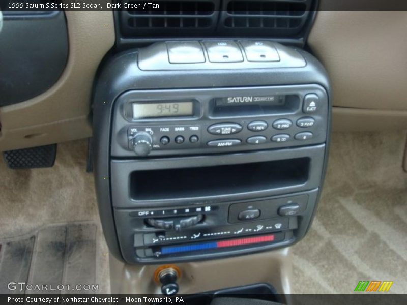 Dark Green / Tan 1999 Saturn S Series SL2 Sedan