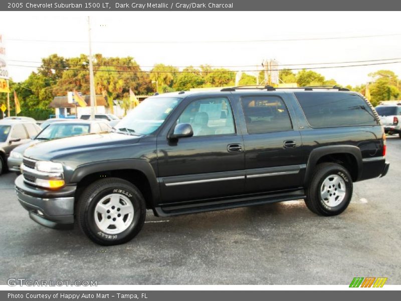 Dark Gray Metallic / Gray/Dark Charcoal 2005 Chevrolet Suburban 1500 LT