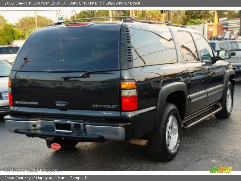 Dark Gray Metallic / Gray/Dark Charcoal 2005 Chevrolet Suburban 1500 LT