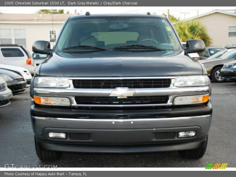 Dark Gray Metallic / Gray/Dark Charcoal 2005 Chevrolet Suburban 1500 LT