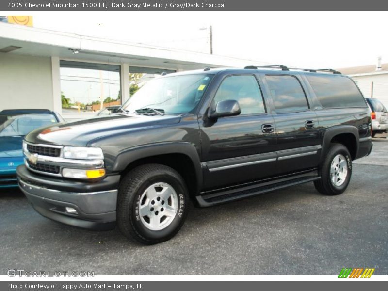 Dark Gray Metallic / Gray/Dark Charcoal 2005 Chevrolet Suburban 1500 LT
