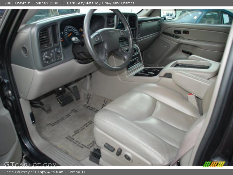 Dark Gray Metallic / Gray/Dark Charcoal 2005 Chevrolet Suburban 1500 LT