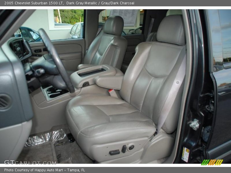 Dark Gray Metallic / Gray/Dark Charcoal 2005 Chevrolet Suburban 1500 LT