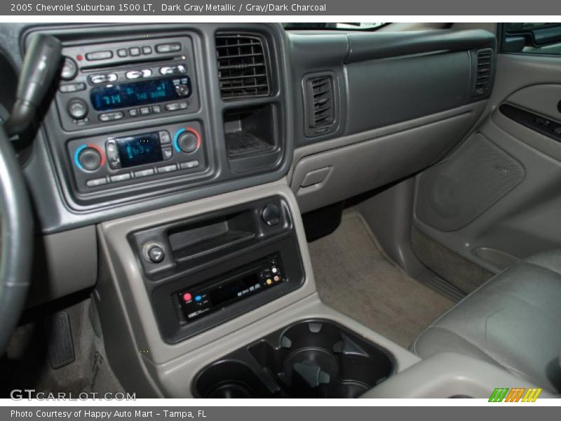 Dark Gray Metallic / Gray/Dark Charcoal 2005 Chevrolet Suburban 1500 LT