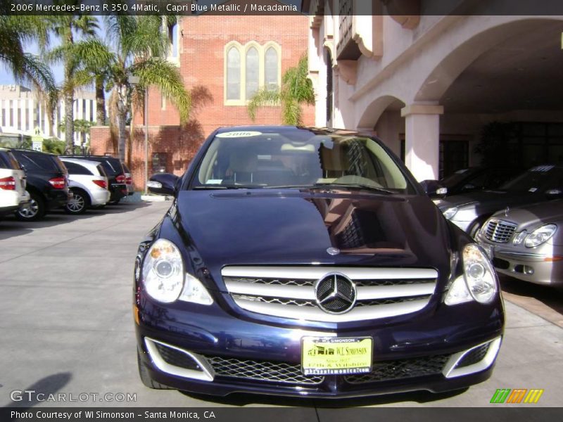 Capri Blue Metallic / Macadamia 2006 Mercedes-Benz R 350 4Matic
