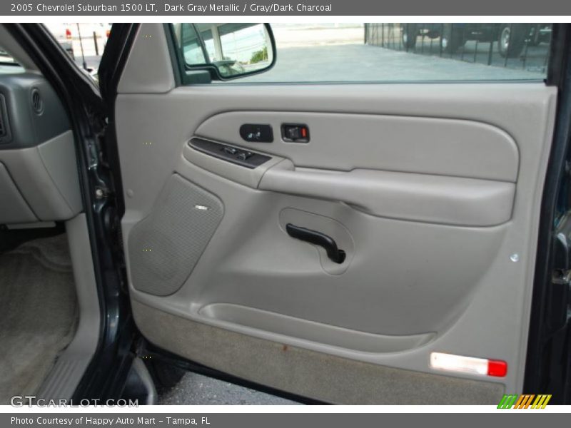 Dark Gray Metallic / Gray/Dark Charcoal 2005 Chevrolet Suburban 1500 LT