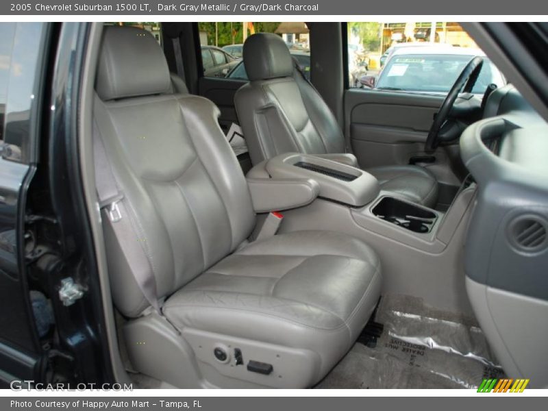 Dark Gray Metallic / Gray/Dark Charcoal 2005 Chevrolet Suburban 1500 LT