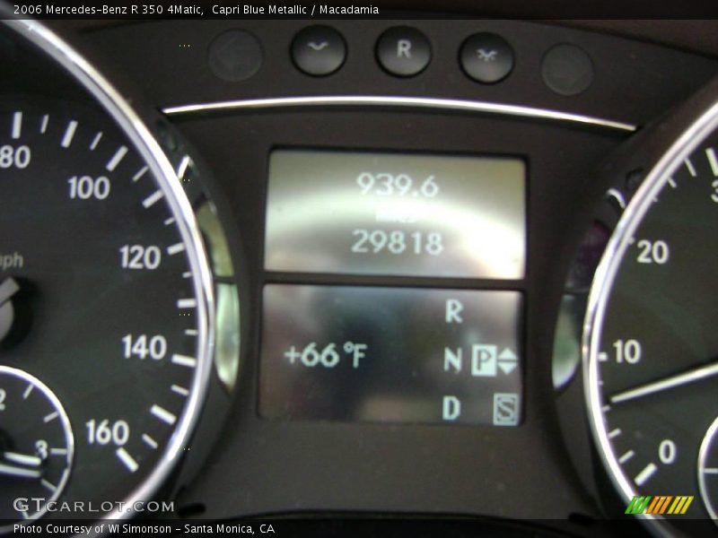 Capri Blue Metallic / Macadamia 2006 Mercedes-Benz R 350 4Matic