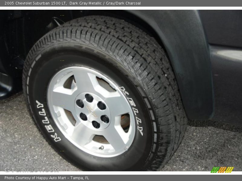 Dark Gray Metallic / Gray/Dark Charcoal 2005 Chevrolet Suburban 1500 LT