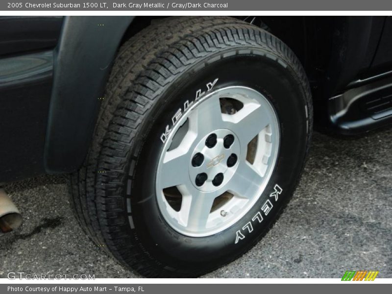 Dark Gray Metallic / Gray/Dark Charcoal 2005 Chevrolet Suburban 1500 LT