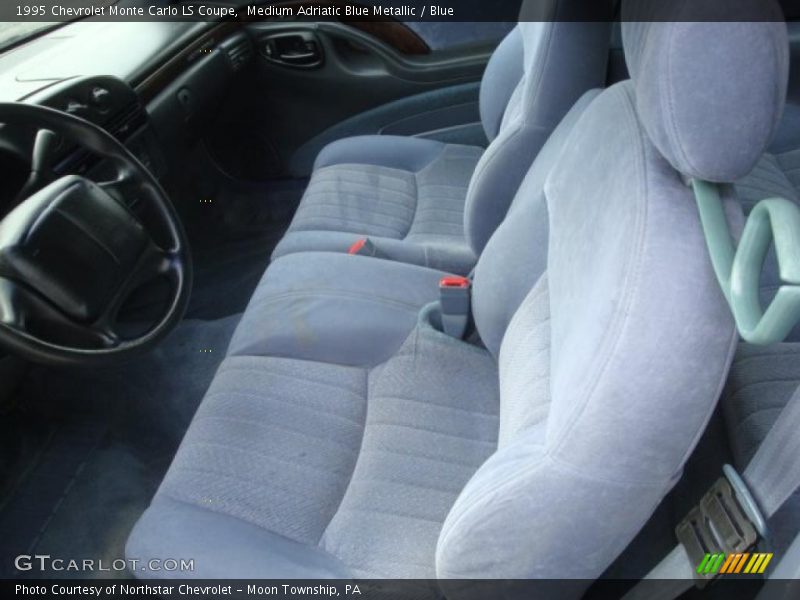 Medium Adriatic Blue Metallic / Blue 1995 Chevrolet Monte Carlo LS Coupe
