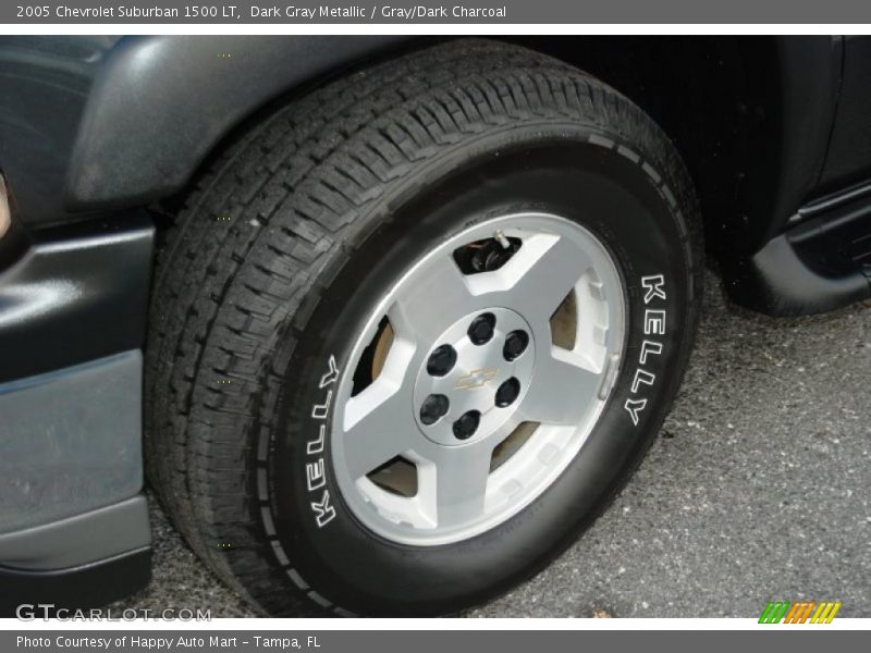 Dark Gray Metallic / Gray/Dark Charcoal 2005 Chevrolet Suburban 1500 LT