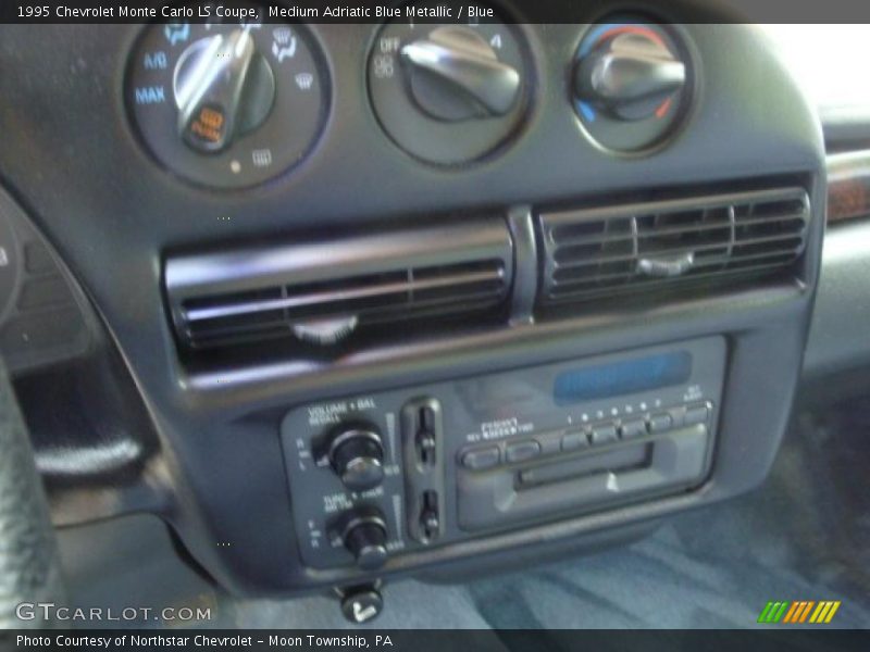 Medium Adriatic Blue Metallic / Blue 1995 Chevrolet Monte Carlo LS Coupe