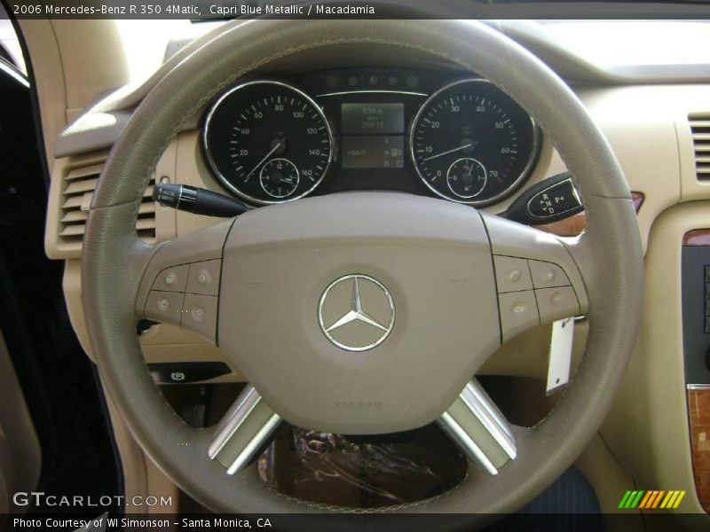 Capri Blue Metallic / Macadamia 2006 Mercedes-Benz R 350 4Matic