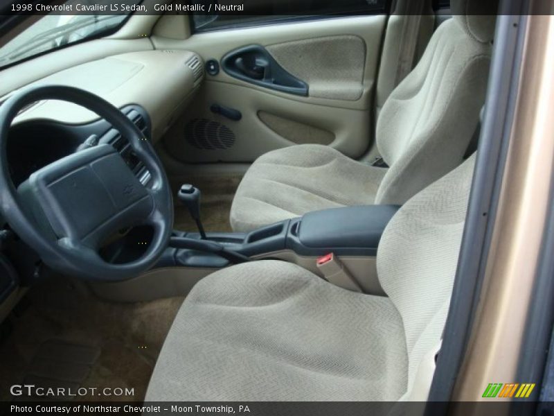 Gold Metallic / Neutral 1998 Chevrolet Cavalier LS Sedan