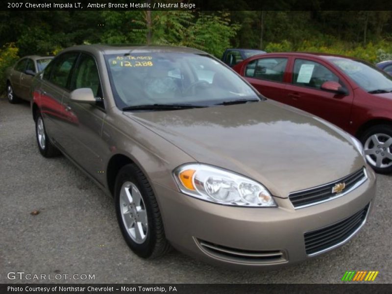 Amber Bronze Metallic / Neutral Beige 2007 Chevrolet Impala LT