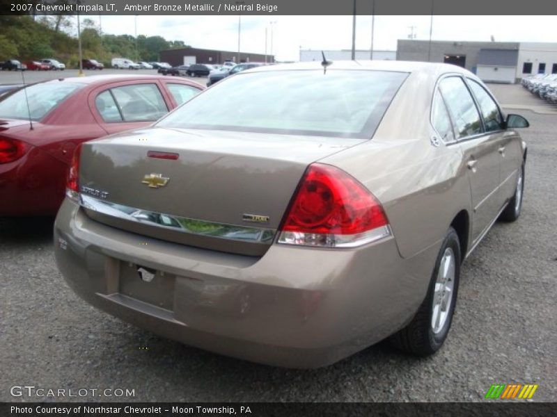 Amber Bronze Metallic / Neutral Beige 2007 Chevrolet Impala LT