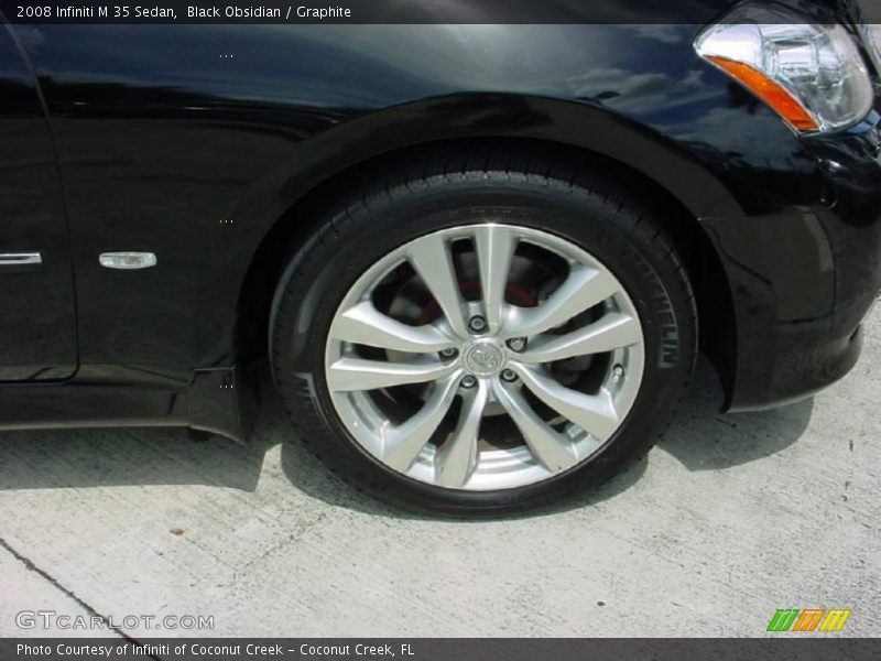 Black Obsidian / Graphite 2008 Infiniti M 35 Sedan